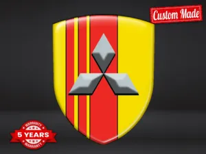Mitsubishi Custom Windshield Stickers Max Resilient Pro Look